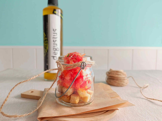 DECONSTRUCCIÓ DE PA AMB TOMÀQUET I PERNIL