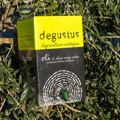 Öl im Karton, 10 Liter. Bio-Verkostung